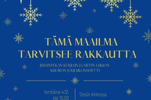 Tämä maailma tarvitsee rakkautta