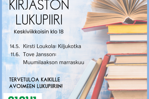 Kuva kirjapinosta