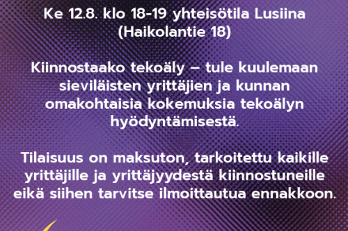 mainosteksti kuvana