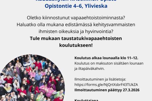 Taustaukivapaaehtoisten koulutus