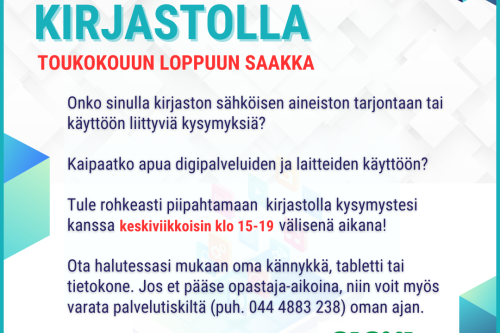 Digineuvontaa kirjastolla