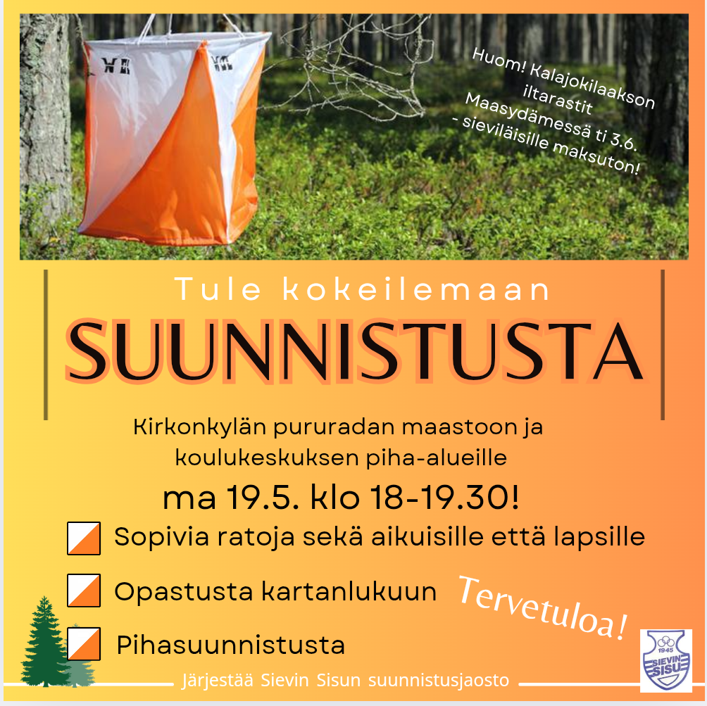 Suunnistuskokeilua