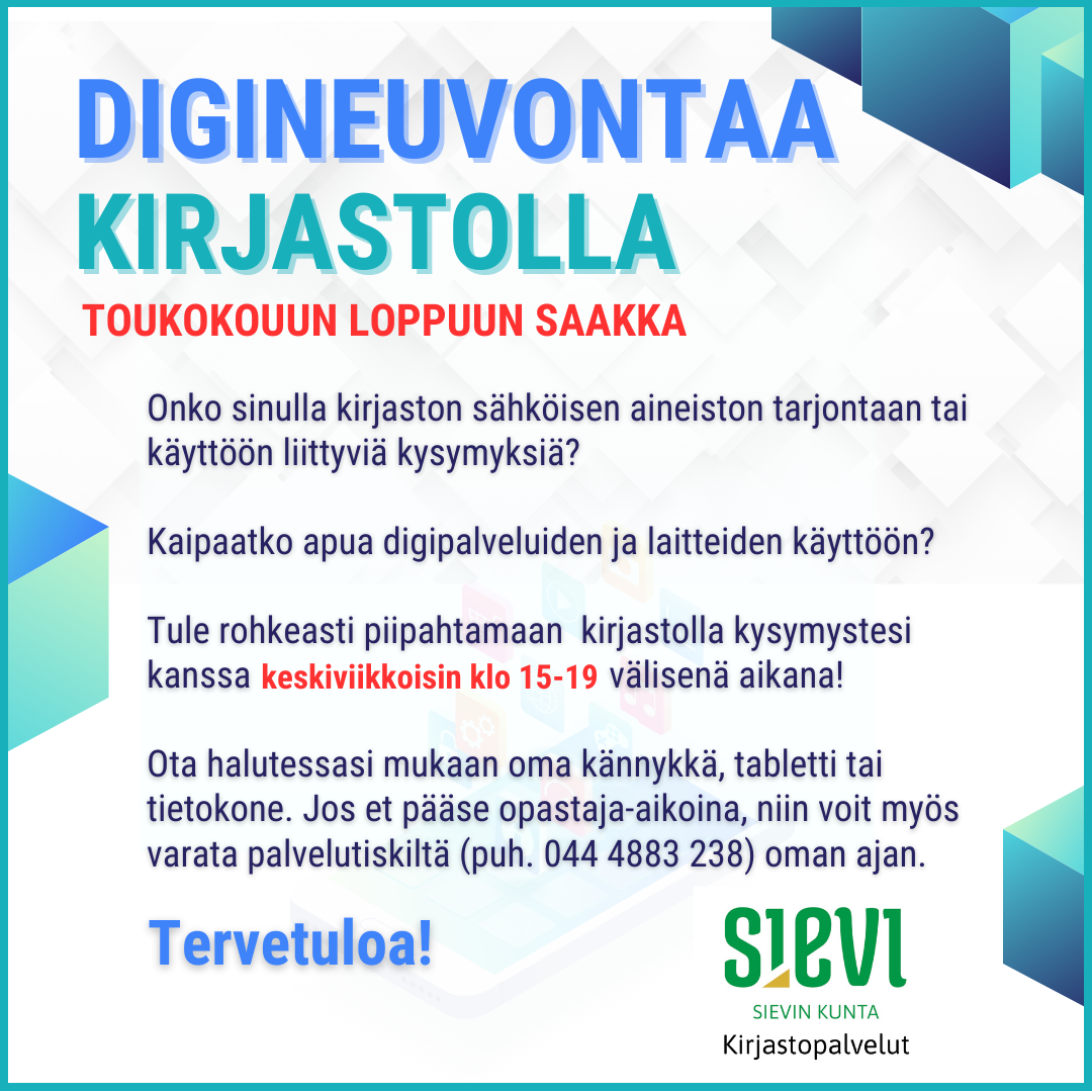 Digineuvontaa kirjastolla